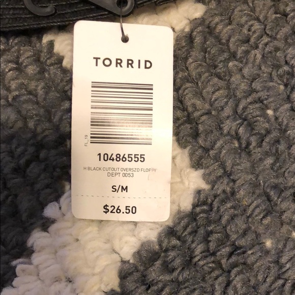 Black Torrid Beach Hat -1 - Picture 4 of 4